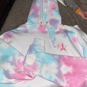 New Jeffree Star tye dye hoodie